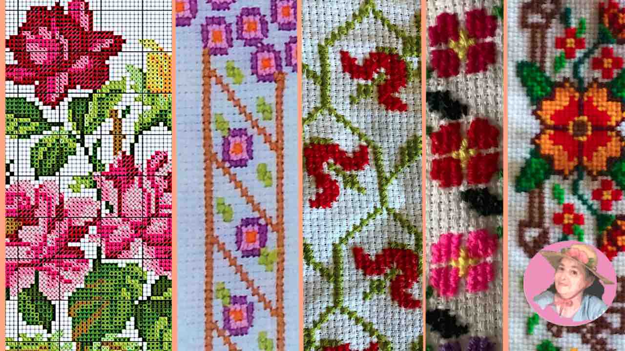Patrones De Flores En Punto De Cruz 701 La Abuelita De Las Costuras